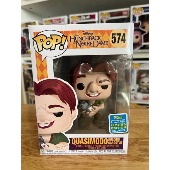 VAULTED LIMITED EDITION EXCLUSIVE Quasimodo Funko Pop #574 Disney Notre Dame LE - Picture 1 of 6